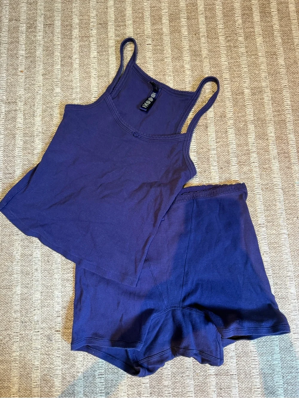 Skims Ribbed Tank and Shorts Set